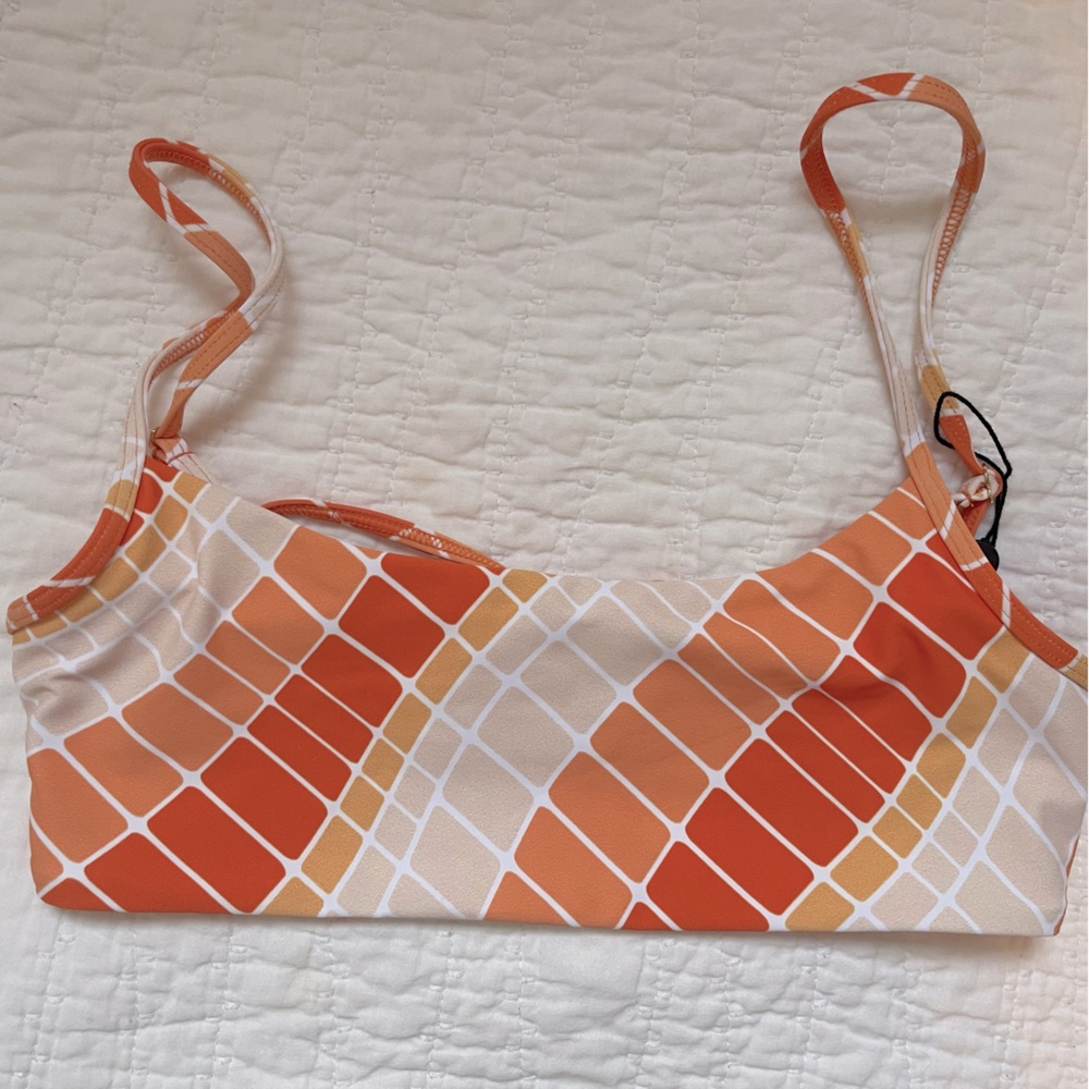 Skatie NWOT Orange San Clemente - Maddie top